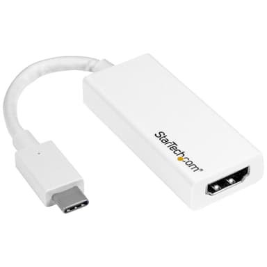 StarTech.com USB-C to HDMI Adapter - White - 4K 60Hz view 1