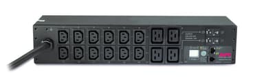 APC AP7822B power distribution unit (PDU) 16 AC outlet(s) 2U Black view 2