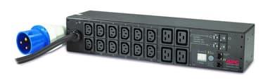 APC AP7822B power distribution unit (PDU) 16 AC outlet(s) 2U Black view 1