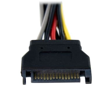 StarTech.com 6in SATA Power Y Splitter Cable Adapter - M/F view 2