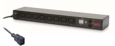 APC AP7921B power distribution unit (PDU) 8 AC outlet(s) 0U/1U Black view 1
