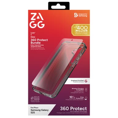 ZAGG BNDL Luxe/Glass Samsung Galaxy S25 INTL view 4