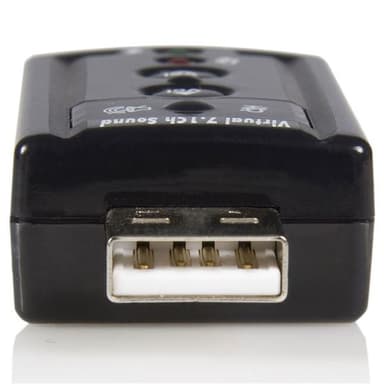 StarTech.com Virtual 7.1 USB Stereo Audio Adapter External Sound Card view 2