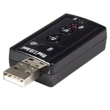 StarTech.com Virtual 7.1 USB Stereo Audio Adapter External Sound Card view 1