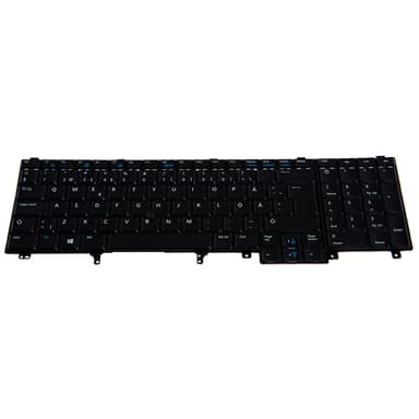 Origin Storage NB KBD Dell E5570 Swedish-Finnish Layout Backlit 104 Keys Dual Point view 1