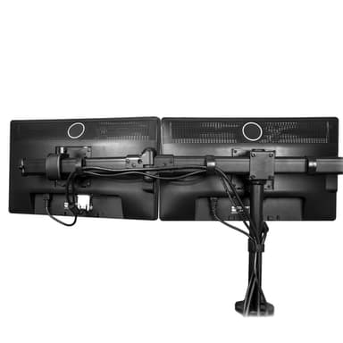 StarTech.com Desk Mount Triple Monitor Arm - Ergonomic VESA 3 Monitor Mount up to 27" (17.6lb/8kg) - Articulating & Height Adjustable Pole Mount - Tilt/Swivel/Rotate LCD/LED Screen - Desk Clamp/Grommet view 5