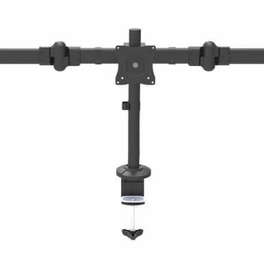 StarTech.com Desk Mount Triple Monitor Arm - Ergonomic VESA 3 Monitor Mount up to 27" (17.6lb/8kg) - Articulating & Height Adjustable Pole Mount - Tilt/Swivel/Rotate LCD/LED Screen - Desk Clamp/Grommet view 2