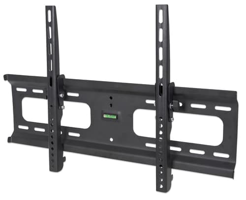 Manhattan Wall Mount for TV & Monitors (Tiltable), For screens 37" to 65", VESA compatibility: all between 200x200mm to 600x400mm - check the dimensions of the four mounting holes on back of screen to ensure it fits, Max 75kg, Black, Bracket