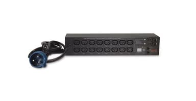 APC AP7922B power distribution unit (PDU) 16 AC outlet(s) 2U Black view 2