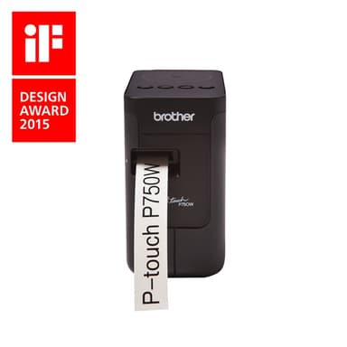 Brother PT-P750W label printer 180 x 180 DPI 30 mm/sec Wired & Wireless HSE/TZe Wi-Fi view 3