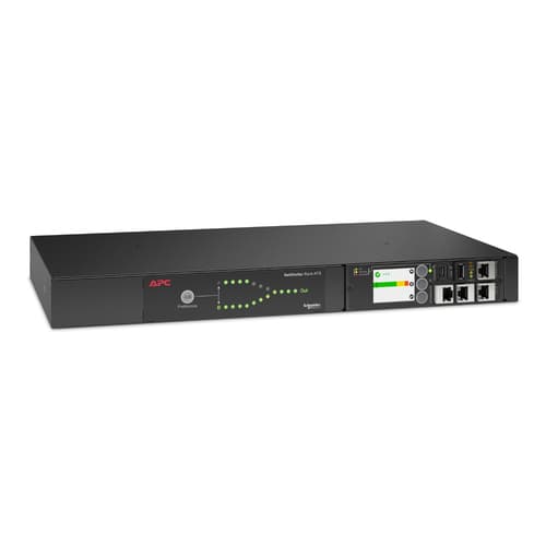 APC Automatic Transfer Switch AP4423A - (8x) C13 + (1x) C19, 3680W, Rack mountable, 1U