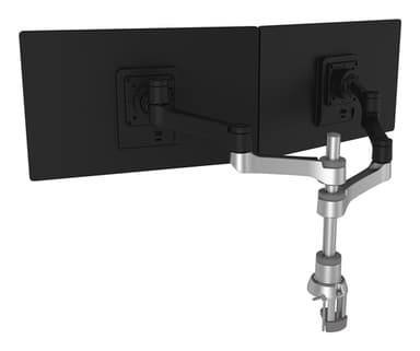 R-Go Tools Monitor arm R-Go Zepher Dual, for two monitors, fully adjustable, 0- 8 kg load capacity, 100% circular, black view 2