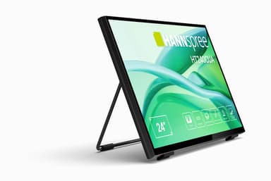 Hannspree HT240CUA computer monitor 60.5 cm (23.8") 1920 x 1080 pixels Full HD LED Touchscreen Black view 2