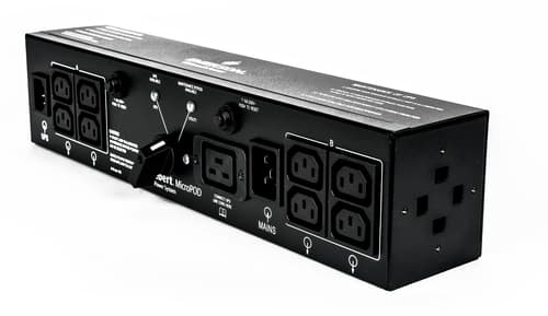 Vertiv 2U MicroPod External maintenance Bypass power distribution unit (PDU) 19 AC outlet(s) Black