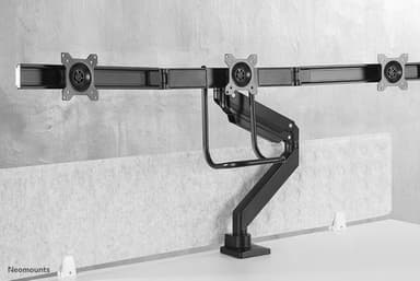 Neomounts NM-D775DX3BLACK Monitor arm 17-27" - gas spring - Topfix - 180°-stop view 15