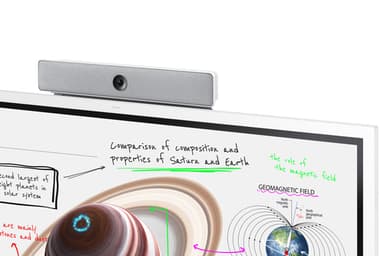 Samsung WM65B interactive whiteboard 165.1 cm (65") 3840 x 2160 pixels Touchscreen Grey, White view 10