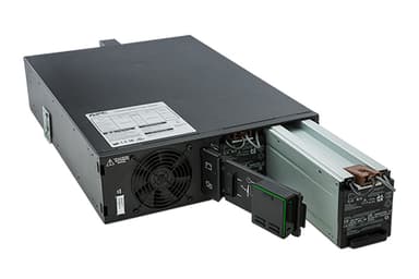 APC Smart-UPS On-Line, 5kVA, Rackmount 3U, 208V/230V, Hard wire 3-wire(2PH+G)+3-wire(H+N+E)+3-wire(H+N+G) outlets, Network Card+SmartSlot, W/ rail kit view 3