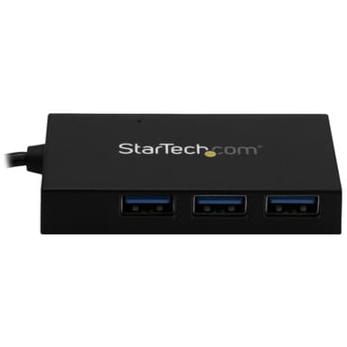 StarTech.com 4 Port USB 3.0 Hub - USB Type-A Hub with 1x USB-C & 3x USB-A Ports (SuperSpeed 5Gbps) - USB Bus Powered - USB 3.1 Gen 1 Adapter Hub - Portable/Laptop USB Hub~4 Port USB 3.0 Hub - USB Type-A Hub with 1x USB-C & 3x USB-A Ports (SuperSpeed 5Gbps) - USB Bus Powered - USB 3.2 Gen 1 Adapter Hub - Portable/Laptop USB Hub view 3