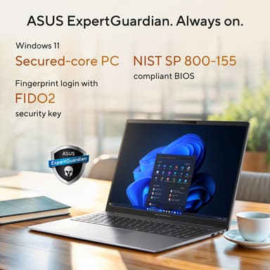 ASUS ExpertBook P3 PM3606CK-R515X AMD Ryzen™ AI 5 330 Laptop 40.6 cm (16") WUXGA 16 GB DDR5-SDRAM 512 GB SSD Wi-Fi 7 (802.11be) Windows 11 Pro Grey view 16