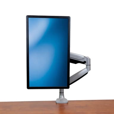 StarTech.com Desk Mount Monitor Arm - Heavy Duty Ergonomic VESA Monitor Arm - Single 32" (19.8lb/9kg) Display - Full Motion, Height Adjustable, Articulating - Aluminum - C-Clamp/Grommet - Silver view 10