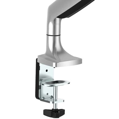 StarTech.com Desk Mount Monitor Arm - Heavy Duty Ergonomic VESA Monitor Arm - Single 32" (19.8lb/9kg) Display - Full Motion, Height Adjustable, Articulating - Aluminum - C-Clamp/Grommet - Silver view 2