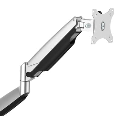 StarTech.com Desk Mount Monitor Arm - Heavy Duty Ergonomic VESA Monitor Arm - Single 32" (19.8lb/9kg) Display - Full Motion, Height Adjustable, Articulating - Aluminum - C-Clamp/Grommet - Silver view 3
