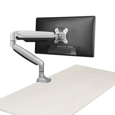 StarTech.com Desk Mount Monitor Arm - Heavy Duty Ergonomic VESA Monitor Arm - Single 32" (19.8lb/9kg) Display - Full Motion, Height Adjustable, Articulating - Aluminum - C-Clamp/Grommet - Silver view 7