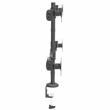 StarTech.com Desk Mount Quad Monitor Arm - Ergonomic VESA 4 Monitor Mount 2x2 up to 27" (17.6lb/8kg) - Articulating & Height Adjustable Pole Mount - Tilt/Swivel/Rotate LCD/LED Screen - Desk Clamp/Grommet view 6
