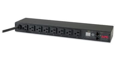 APC AP7801B power distribution unit (PDU) 8 AC outlet(s) 1U Black view 1