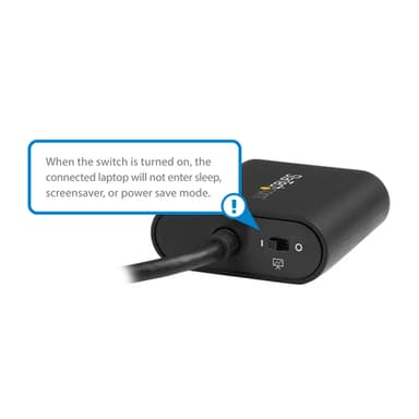 StarTech.com USB-C to VGA Adapter - with Presentation Mode Switch - 1920x1200 view 4