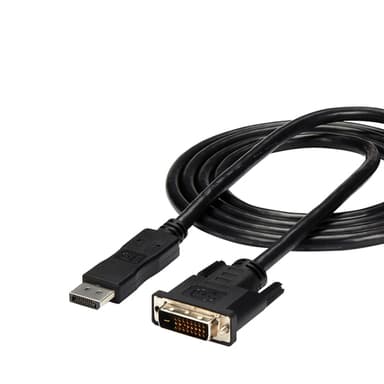 StarTech.com 6ft (1.8m) DisplayPort to DVI Cable, DisplayPort to DVI Adapter Cable, Passive DP to DVI-D Video Converter, 1080p - Replaced by DP2DVI2MM6 view 5