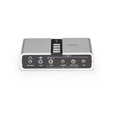StarTech.com 7.1 USB Audio Adapter External Sound Card with SPDIF Digital Audio view 2