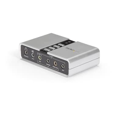 StarTech.com 7.1 USB Audio Adapter External Sound Card with SPDIF Digital Audio view 1