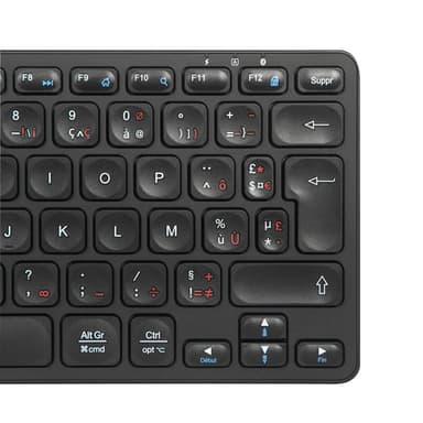 Targus AKB862FR keyboard Universal Bluetooth AZERTY French Black view 3