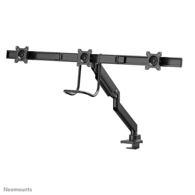 Neomounts NM-D775DX3BLACK Monitor arm 17-27" - gas spring - Topfix - 180°-stop view 12