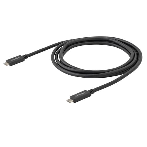 StarTech.com USB-C Cable with Power Delivery (3A) - M/M - 2 m (6 ft.) - USB 3.0 - USB-IF Certified