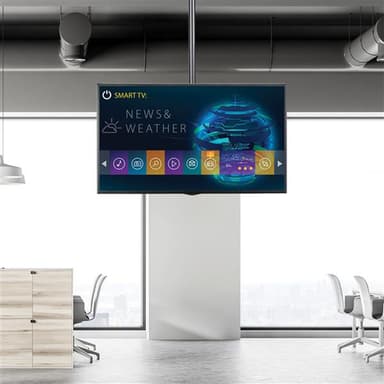 StarTech.com TV Ceiling Mount - Full-Motion Universal Hanging Single Screen Mount with Adjustable Telescopic Short Pole - Tilt / Swivel - VESA Bracket for 32”-75" Displays view 8