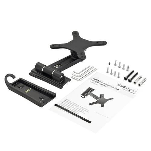 StarTech.com Wall-Mount Monitor Arm - Single Swivel - For up to 34" (33.1lb/15kg) Displays
