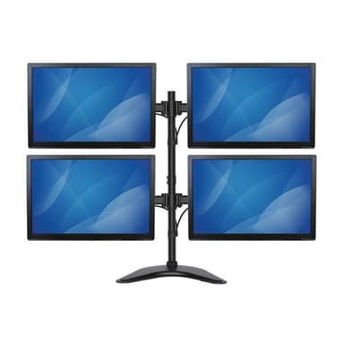 StarTech.com Quad-Monitor Desktop Stand - Articulating - For up to 27" (17.6lb/8kg) Displays view 5