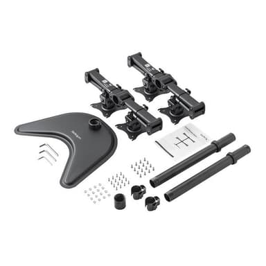 StarTech.com Quad-Monitor Desktop Stand - Articulating - For up to 27" (17.6lb/8kg) Displays view 6