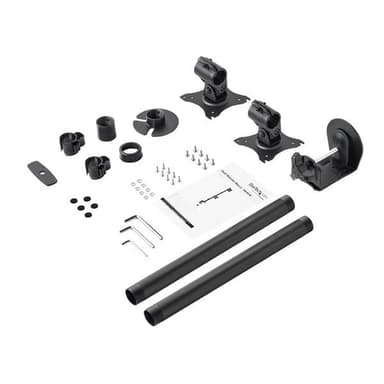 StarTech.com Desk-Mount Dual Monitor Mount, Vertical, Steel - For up to two 27" or 34" Ultrawide (22lb/10kg) VESA Mount Displays view 6