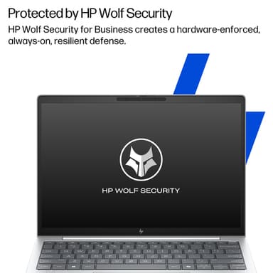 HP EliteBook 8 G1i AI Wolf Pro Security Edition Intel Core Ultra 7 255U Laptop 35.6 cm (14") WUXGA 24 GB DDR5-SDRAM 512 GB SSD Wi-Fi 6E (802.11ax) Windows 11 Pro AI PC Silver view 5