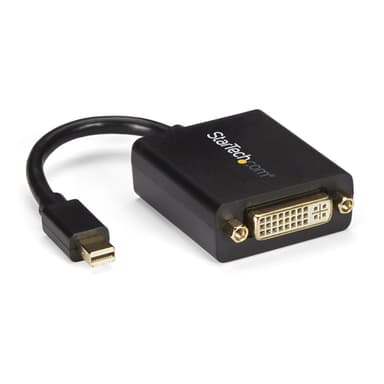 StarTech.com Mini DisplayPort to DVI Adapter - Mini DP to DVI-D Converter - 1080p Video - VESA Certified - mDP or Thunderbolt 1/2 Mac/PC to DVI Monitor - mDP 1.2 to DVI Single-Link Dongle view 1