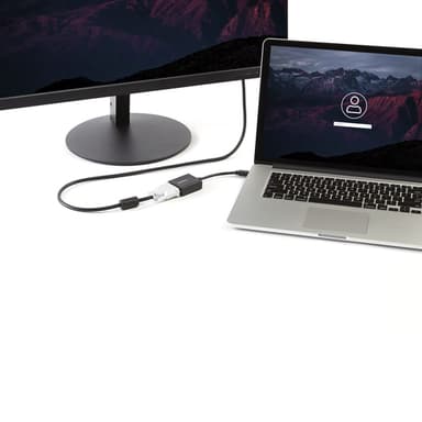 StarTech.com Mini DisplayPort to DVI Adapter - Mini DP to DVI-D Converter - 1080p Video - VESA Certified - mDP or Thunderbolt 1/2 Mac/PC to DVI Monitor - mDP 1.2 to DVI Single-Link Dongle view 2