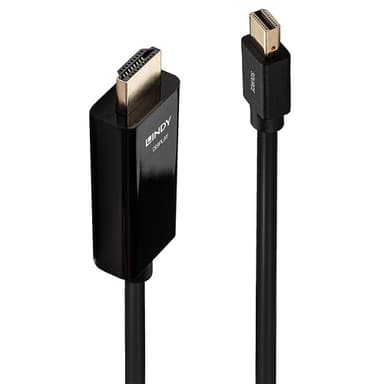 Lindy 2m Mini DisplayPort to HDMI 10.2G Cable view 1