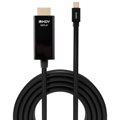 Lindy 2m Mini DisplayPort to HDMI 10.2G Cable view 2