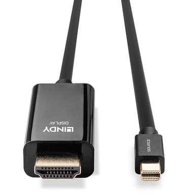 Lindy 2m Mini DisplayPort to HDMI 10.2G Cable view 4