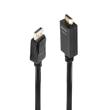 Lindy 1m DisplayPort to HDMI 10.2G Cable view 1