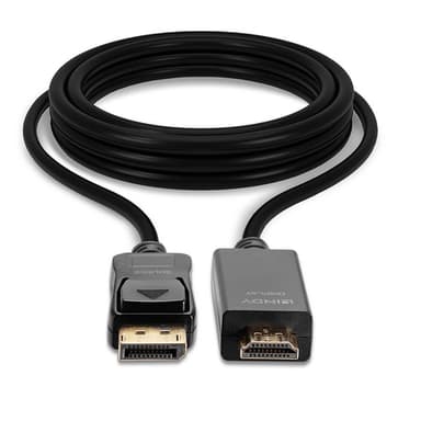 Lindy 1m DisplayPort to HDMI 10.2G Cable view 4