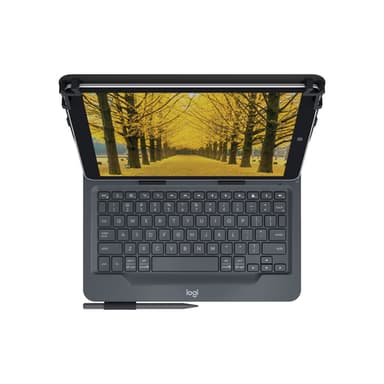Logitech Universal Folio with integrated keyboard for 9-10 inch tablets view 1